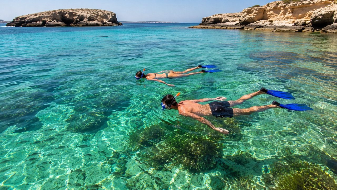 Malta Schnorcheln – kristallklares Wasser mit bis zu 20m Sichtweite